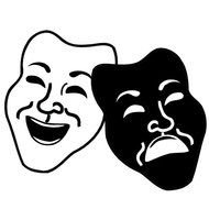 Drama Masks Clip Art N28