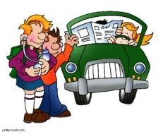 School Parking Lot Safety Clip Art