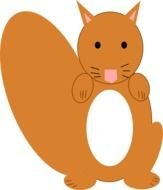 Squirrel Clip Art N46