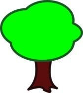 Simple Tree Clip Art N3