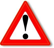 Red Warning Clip Art N3