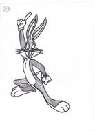 Drawing of Bugs Bunny