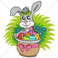Easter Bunny With Eggs N9