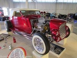 Hot Rod Custom Show Cars darwing