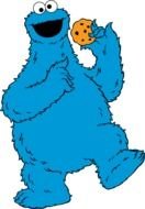 Cookie Monster Clip Art drawing