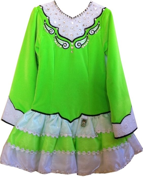 Green Irish Dance Dresses