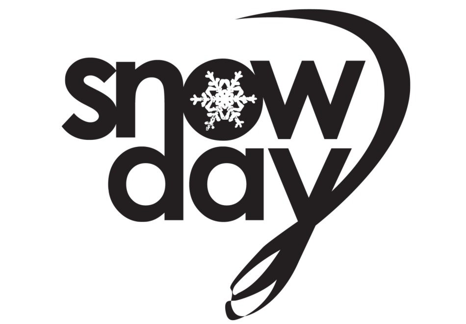 Snow Day, lettering with snowflake