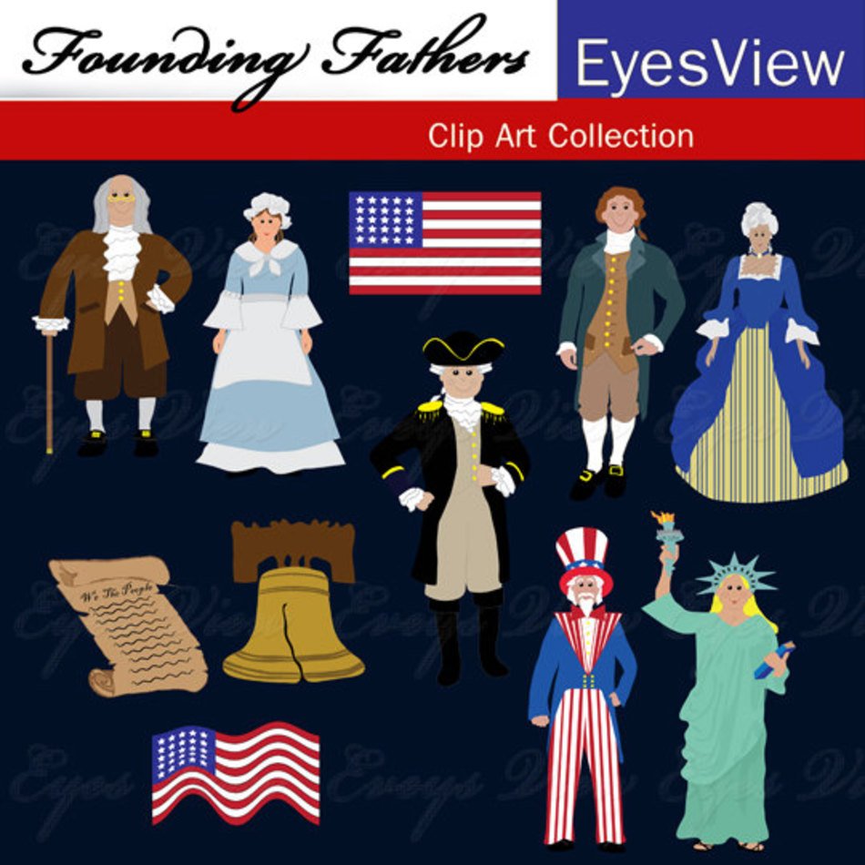Our Founding Fathers Clip Art