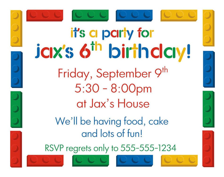 Birthday Party Invitation Template Free N2
