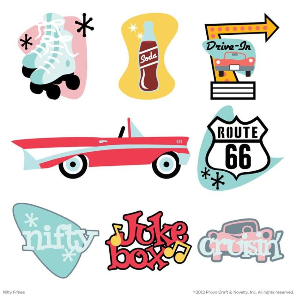 Nifty Fifties Cricut Cartridge
