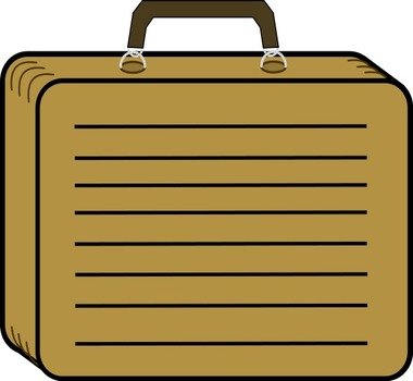 Suitcase Clip Art N32