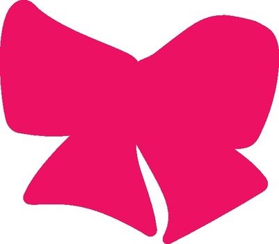 Pink Bow Clip Art N35
