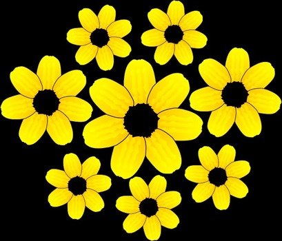 Yellow Flower Clip Art N34