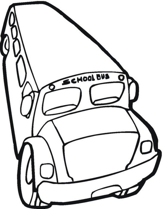 School Bus Coloring Page N4