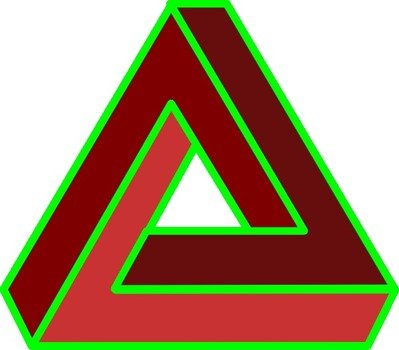 Triangle Flag Clip Art N3
