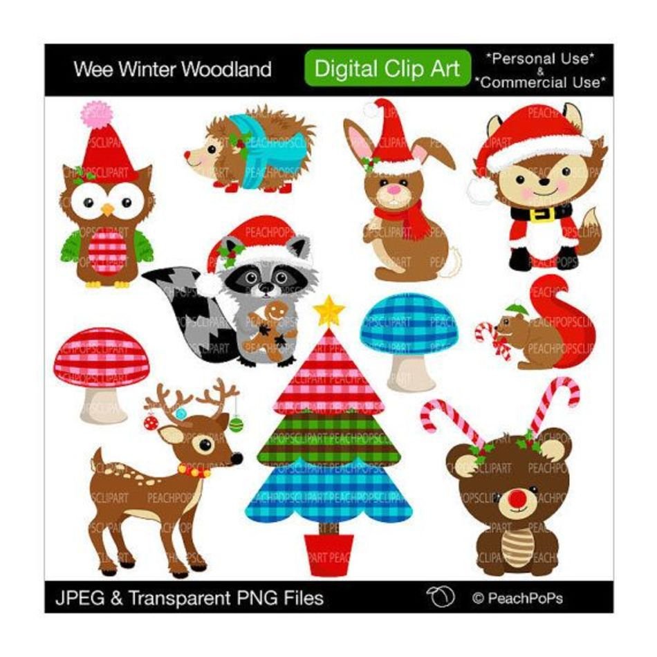 Christmas Owls Clip Art N16