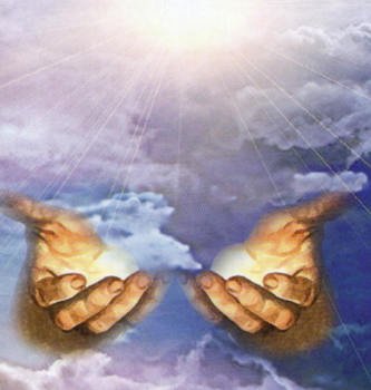God Open Praying Hands
