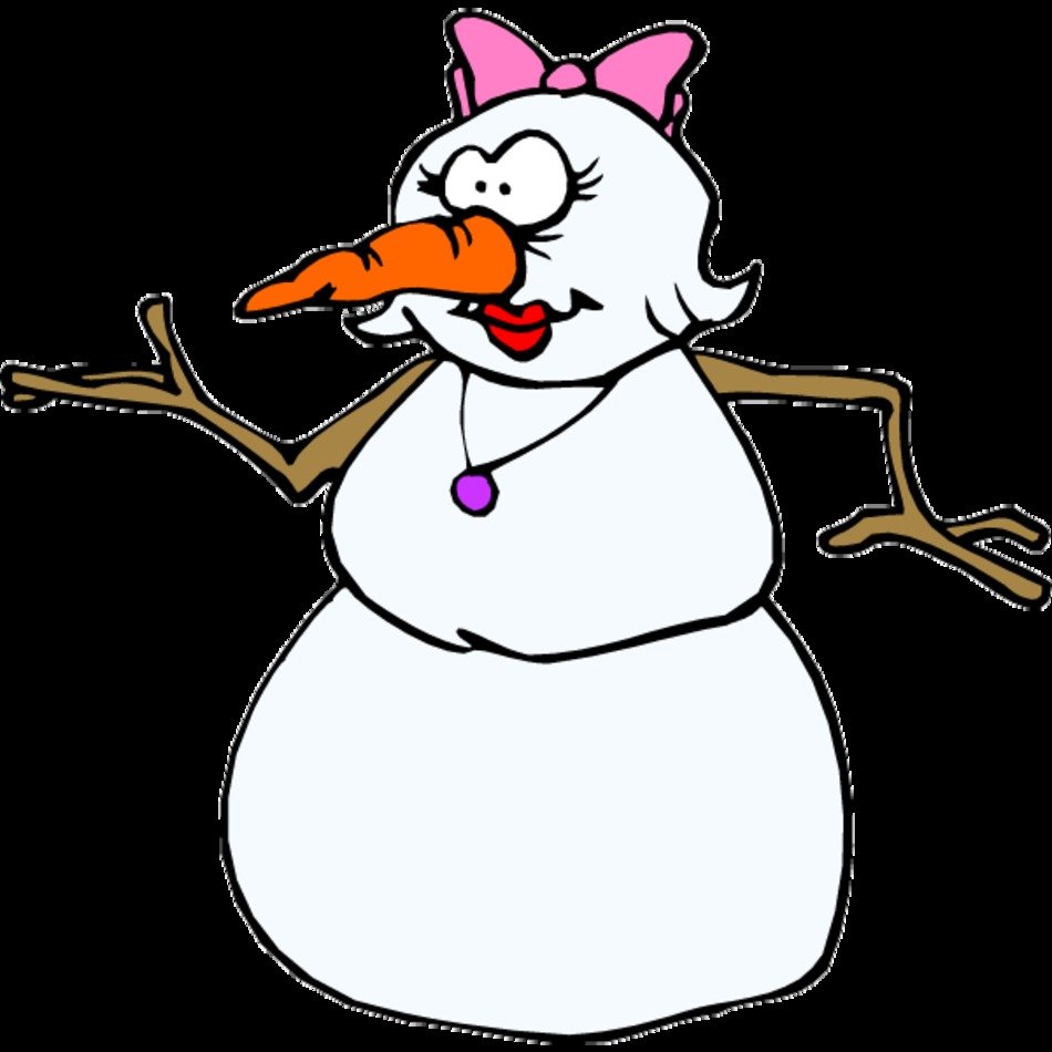 Snow Woman Clip Art N8