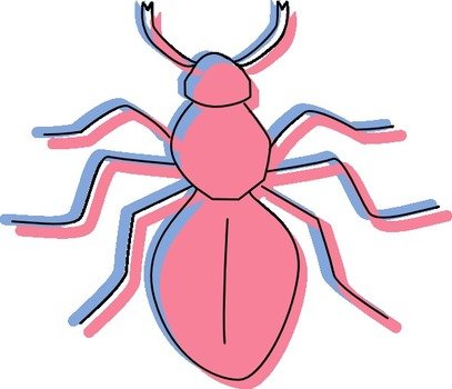 Ant Outline Clip Art N2