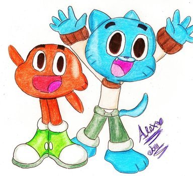 Gumball X drawing