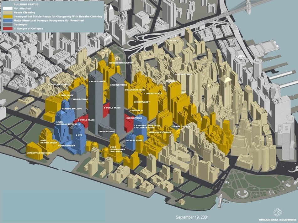 scheme of World Trade Center attack