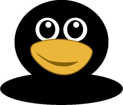 Penguin Face Clip Art N2
