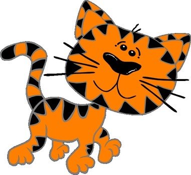 Cat Walking Clip Art N7