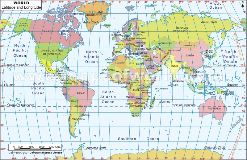Drawing Of World Map With Latitude Longitude Free Image Download
