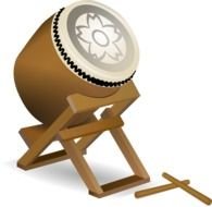 Taiko Drum Clip Art N2