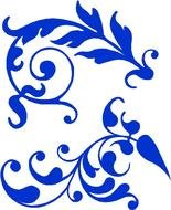Flourish Corner as a picture for clipart