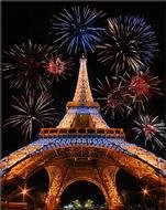 Eiffel Tower At Night
