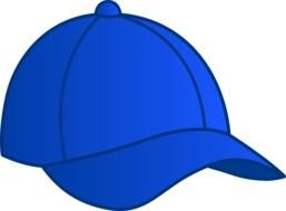 blue Baseball Hat drawing