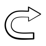 White Arrow Icon PNG
