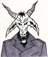 Cartoon Goat Head N2