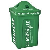 Recycling Bin With Recycle