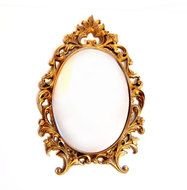 Vintage Mirror Clip Art drawing