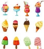 Ice Cream Vector Graphics