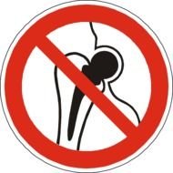Metal Implants Artificial Joint Prohibited Forbidden
