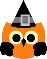 Cute Halloween Owl clipart