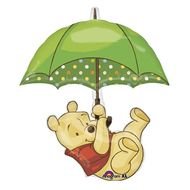Winnie The Pooh With Umbrella