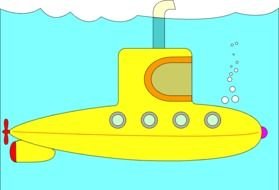 cartoon yellow submarine