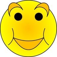 Big Smiley Face darwing
