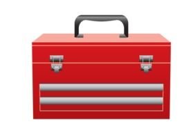 red Tool Box, Clip Art