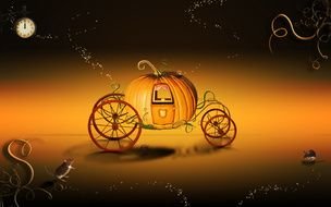 Pumpkin Carriage drawing