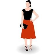 Business Women Clip Art N6