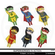 Super Heroes In Action