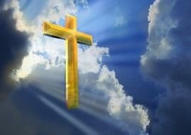 golden cross In Heaven, collage