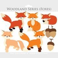 Cute Fox Clip Art N25