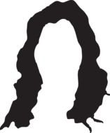 Silhouette Art Black Hair Wigs