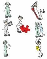 Stick Figure Designs drawing
